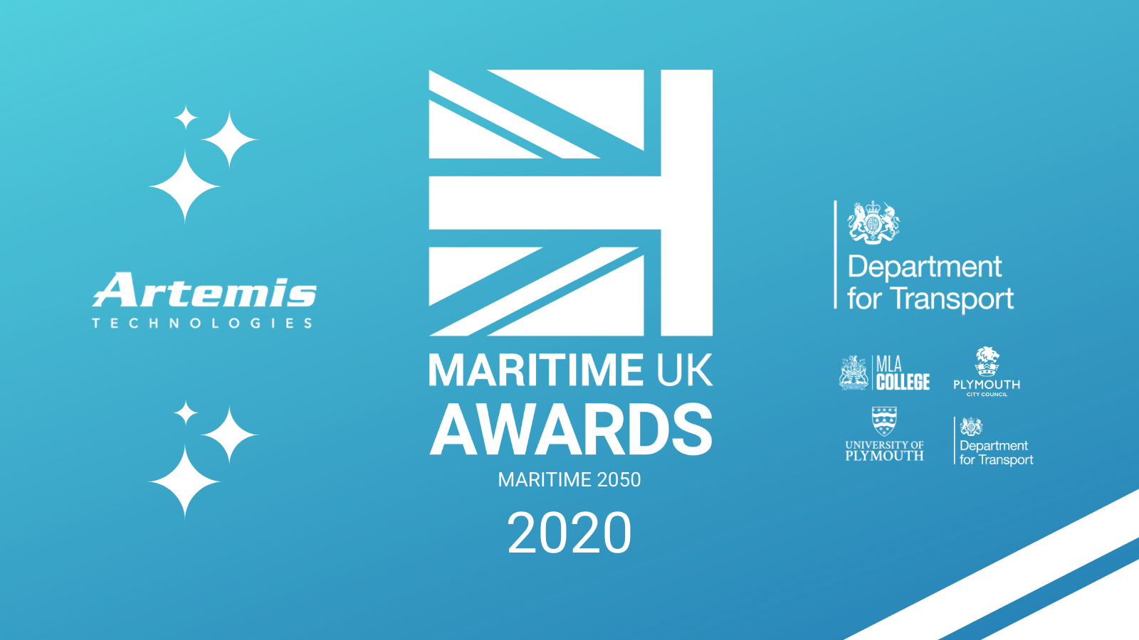Artemis Technologies awarded with Maritime 2050 award at 2020 Maritime UK awards