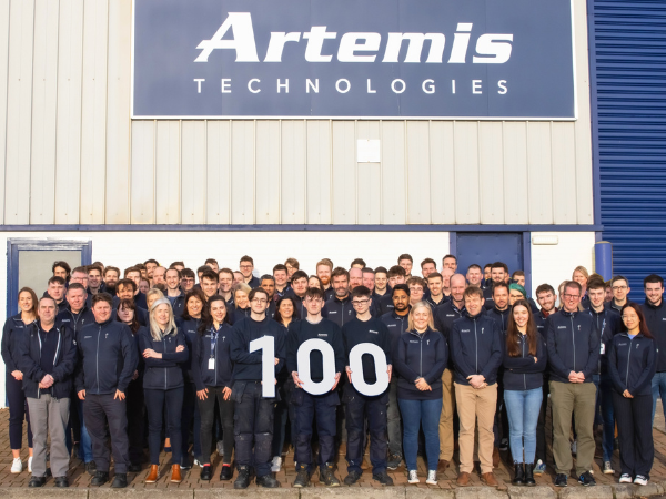 Artemis Technologies continues recruitment drive following hire of 100th employee