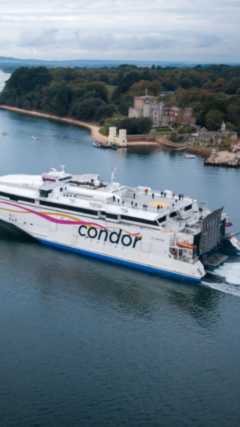 Condor Ferries in water