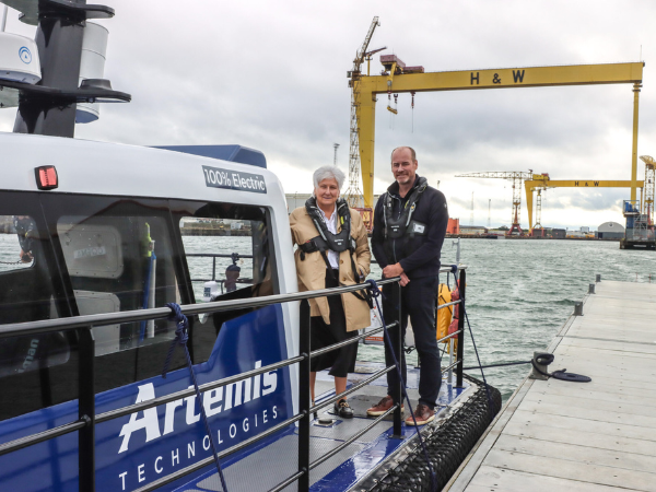 Defence Minister Baroness Goldie Experiences the Future of Green Maritime Transport 