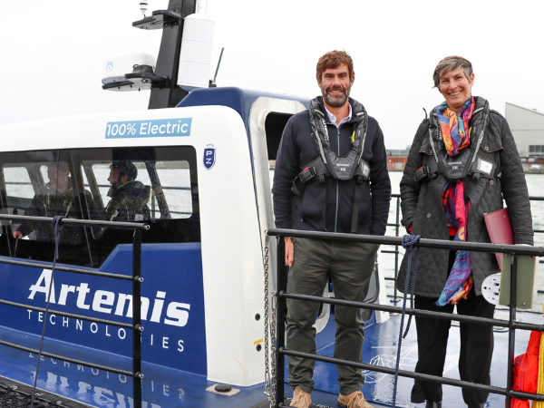 Artemis Technologies Showcases Ferry Pilot Scheme During Department for Infrastructure Visit 