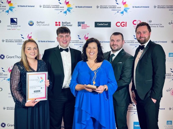 Artemis Technologies Honoured with Technology Business Award at Belfast Chamber Business Awards 