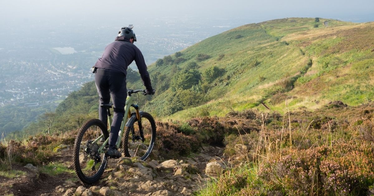 Employee cycling in Belfast