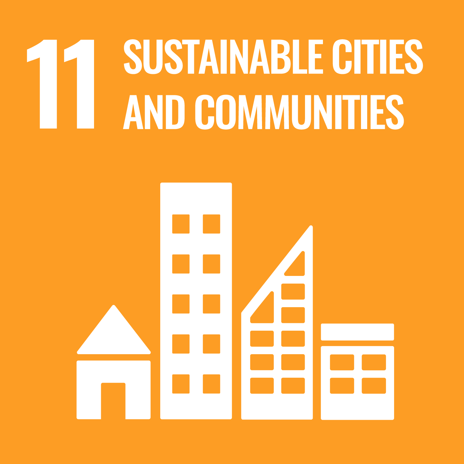 United National Sustainable Development Goals logo for 11