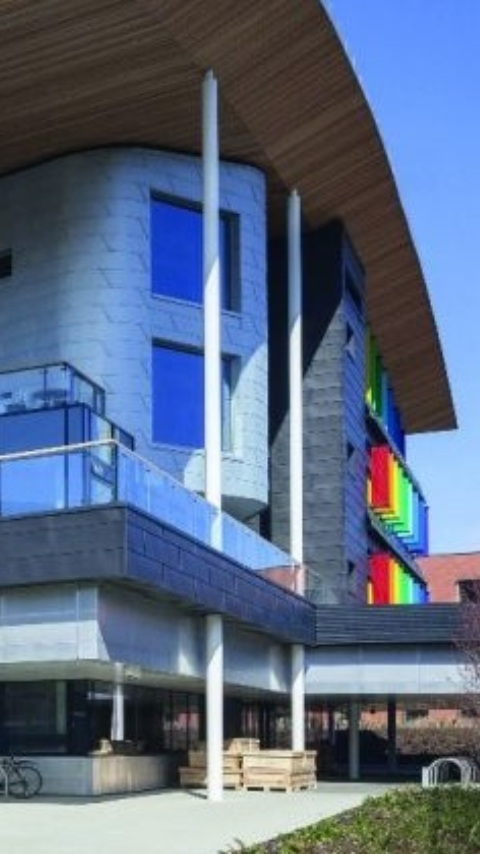 Image of modern building on sunny day