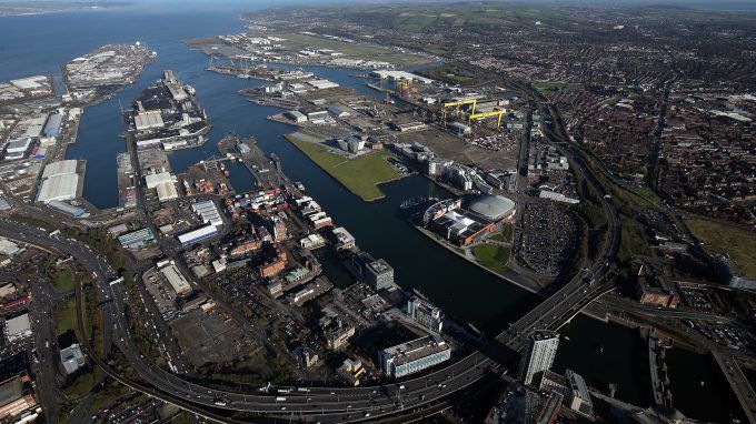 Drone shot of Harbour