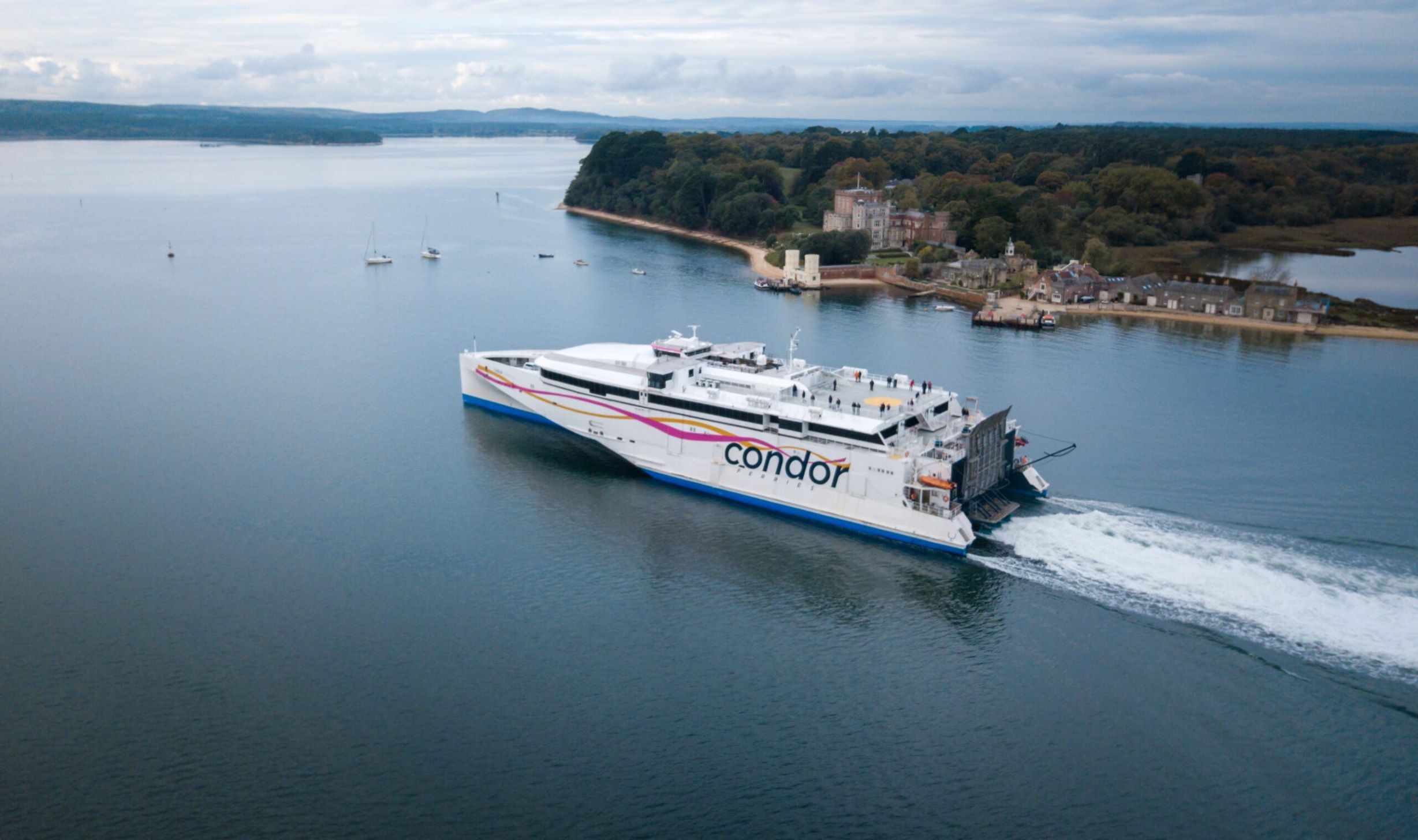 Condor Ferries in water