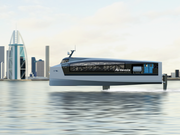 Artemis Technologies’ Electric Foiling Passenger Ferry Forges Ahead