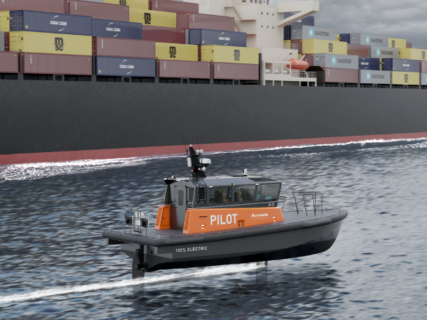 Artemis Technologies Sets Sail With Innovative eFoiler® Pilot Boat 