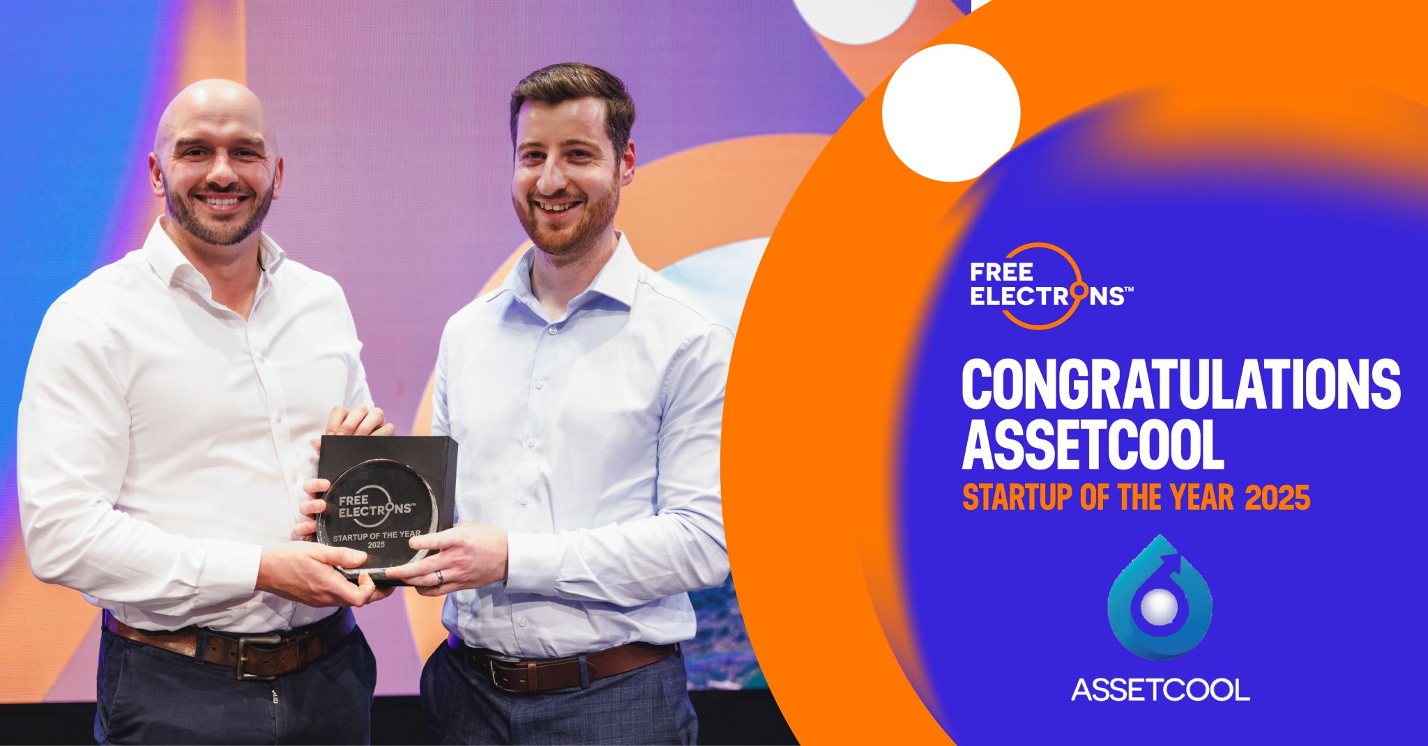 AssetCool Wins Global Innovation Competition to become Start-up of the Year at Free Electrons 2025         