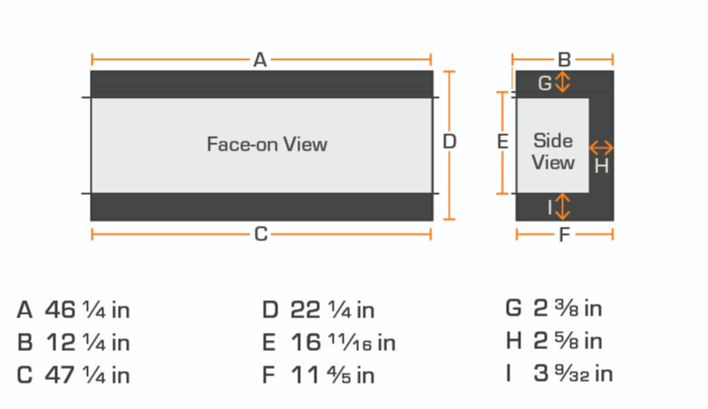 Dimensions New Forest 48"