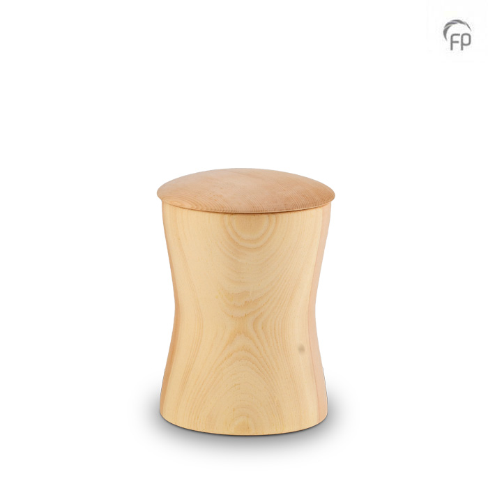 WU 011 S Wooden small urn