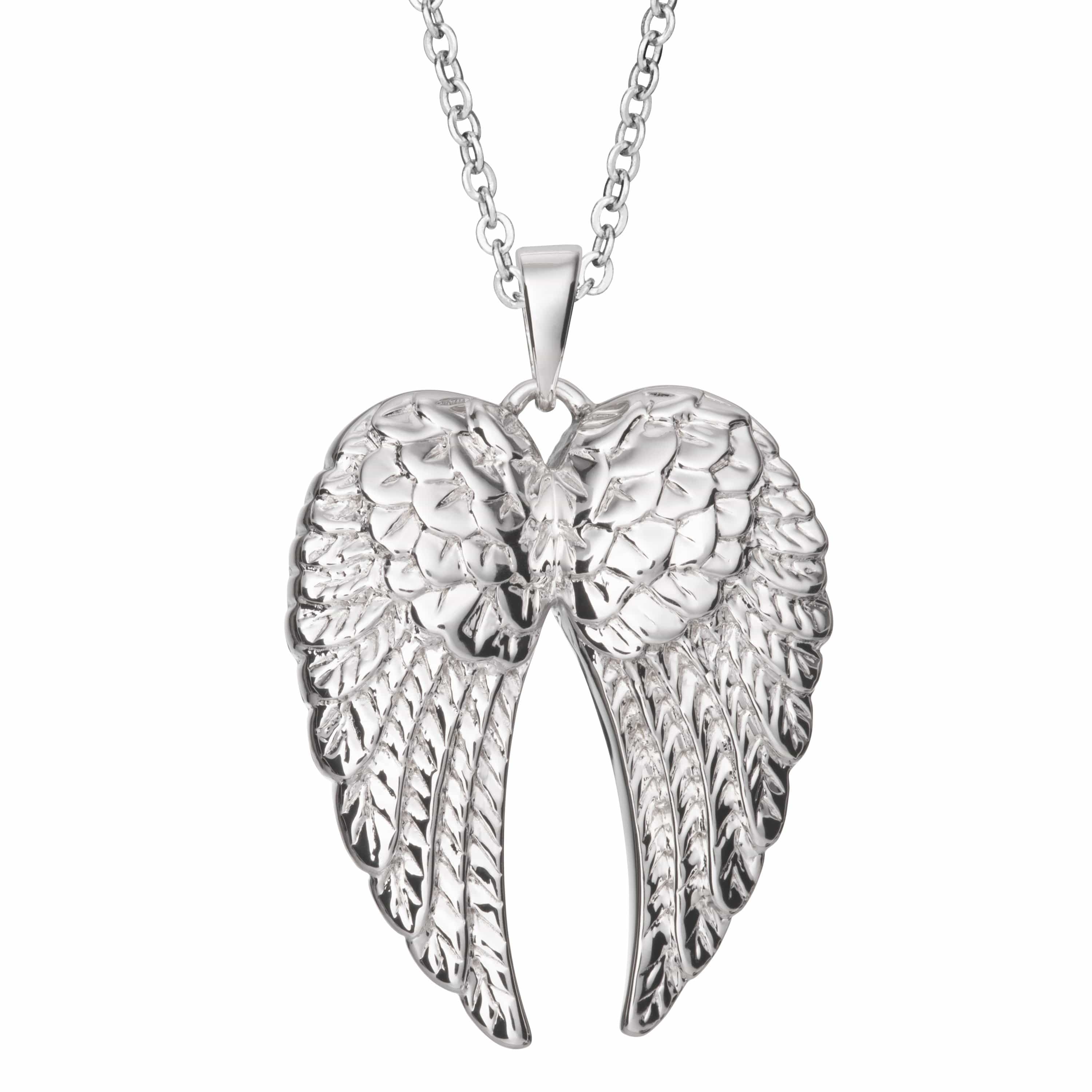 EW-SFP-1114 - EverWith Self-fill Angel Wings Memorial Ashes Pendant - Gold