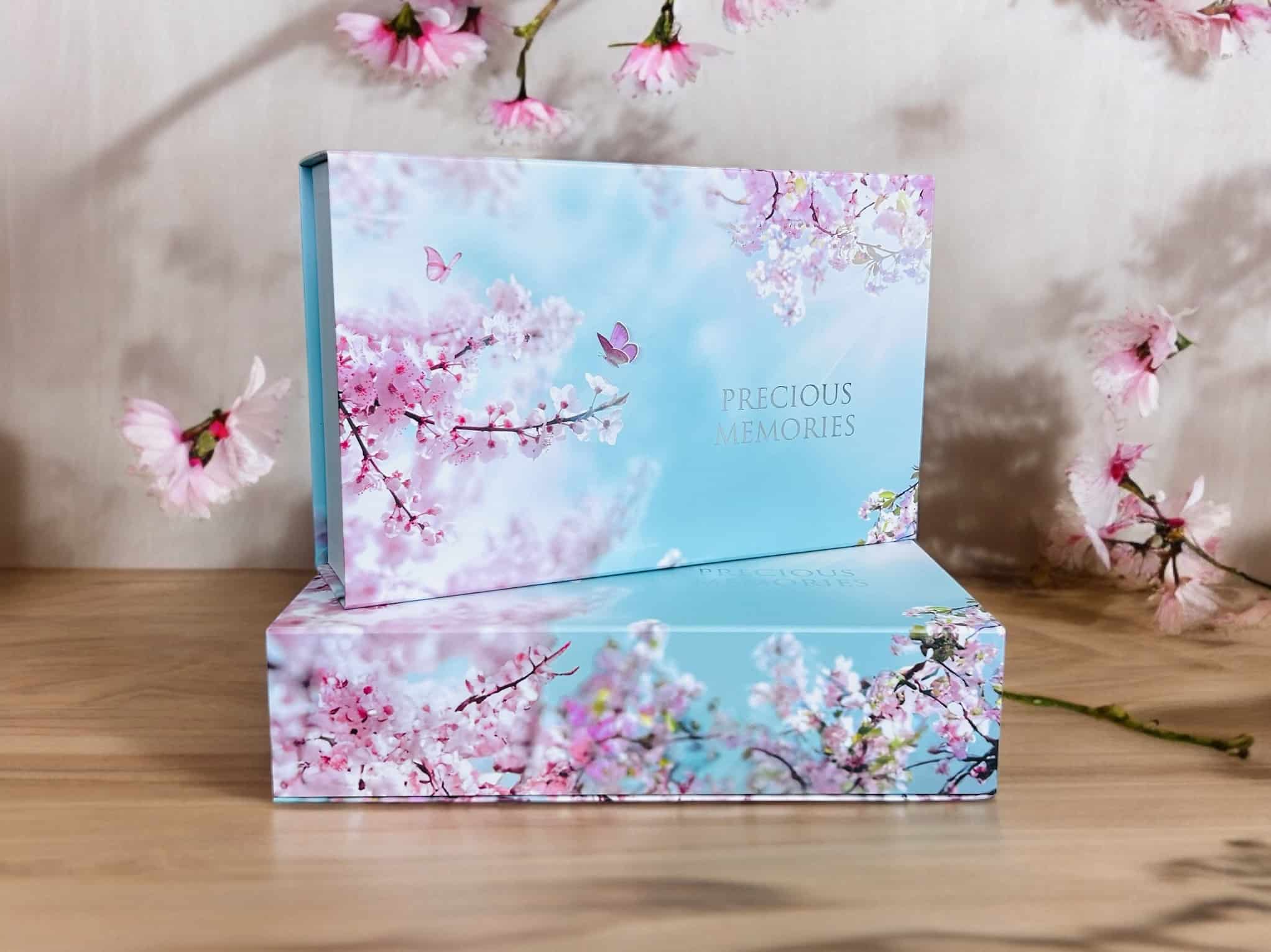 Opuluxe Memory Box - Pink Cherry Blossom