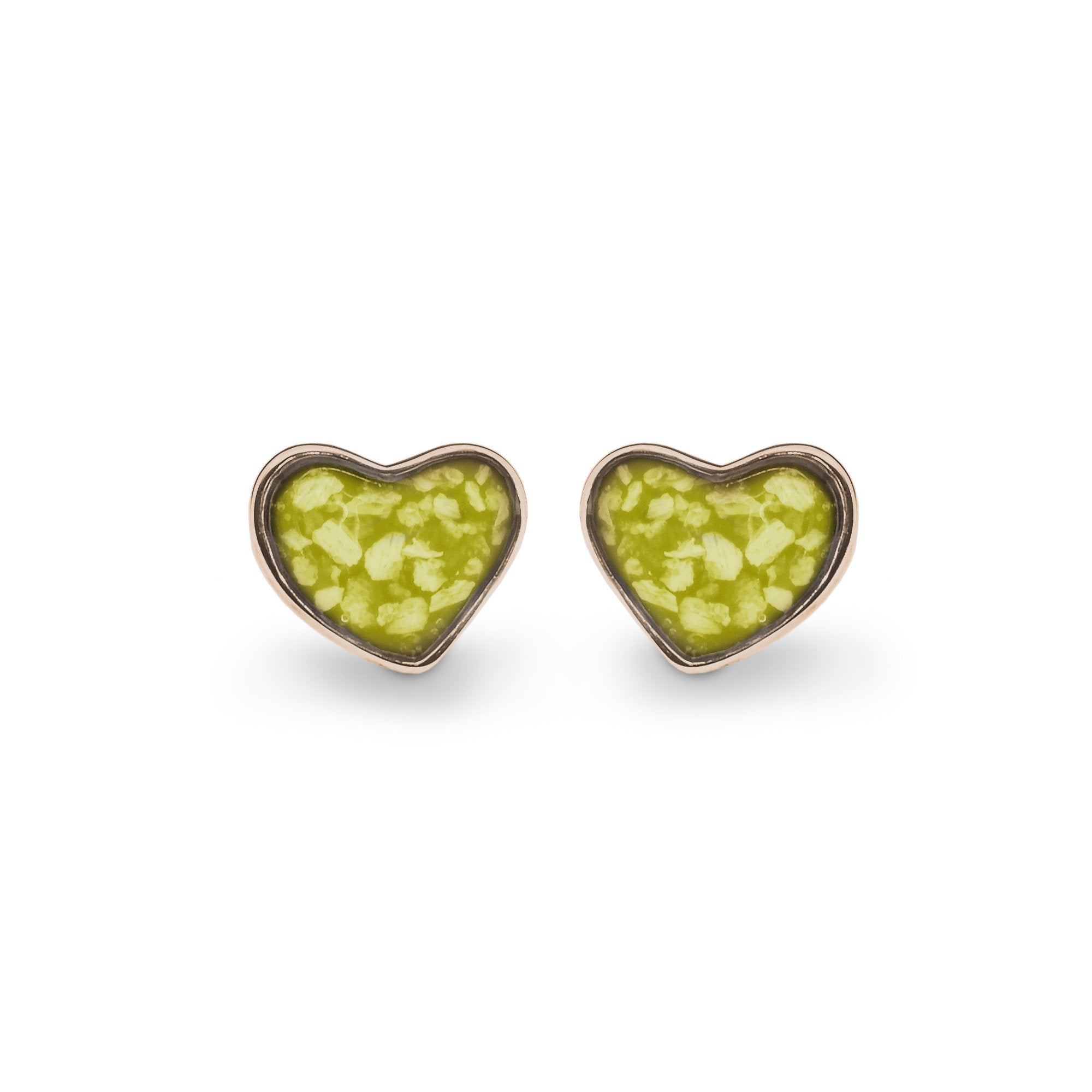EverWith Cherish Memorial Ashes Earrings - 9k Rose Gold - Yellow
