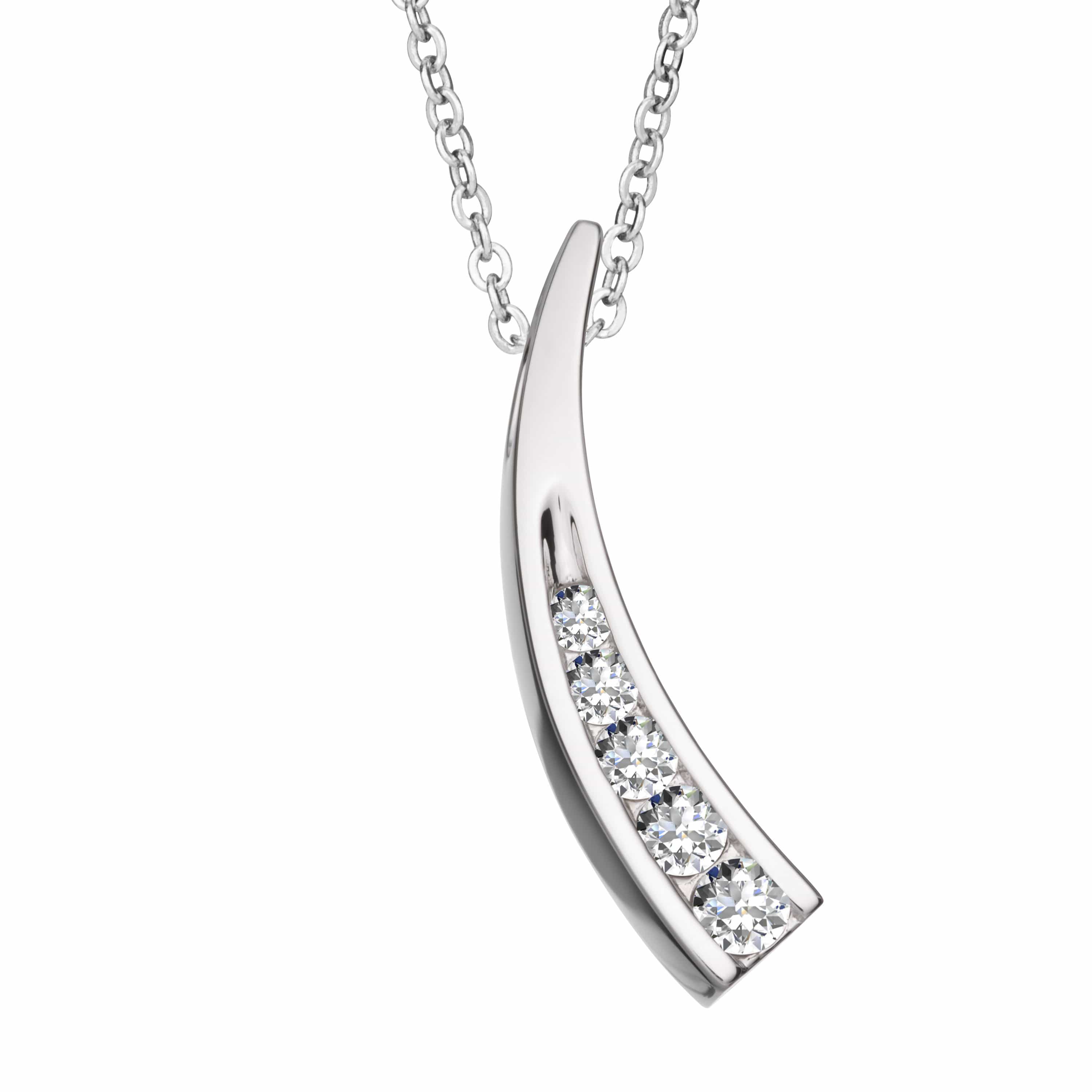 EW-SFP-1102 - EverWith Self-fill Journey of Life Memorial Ashes Pendant -Silver