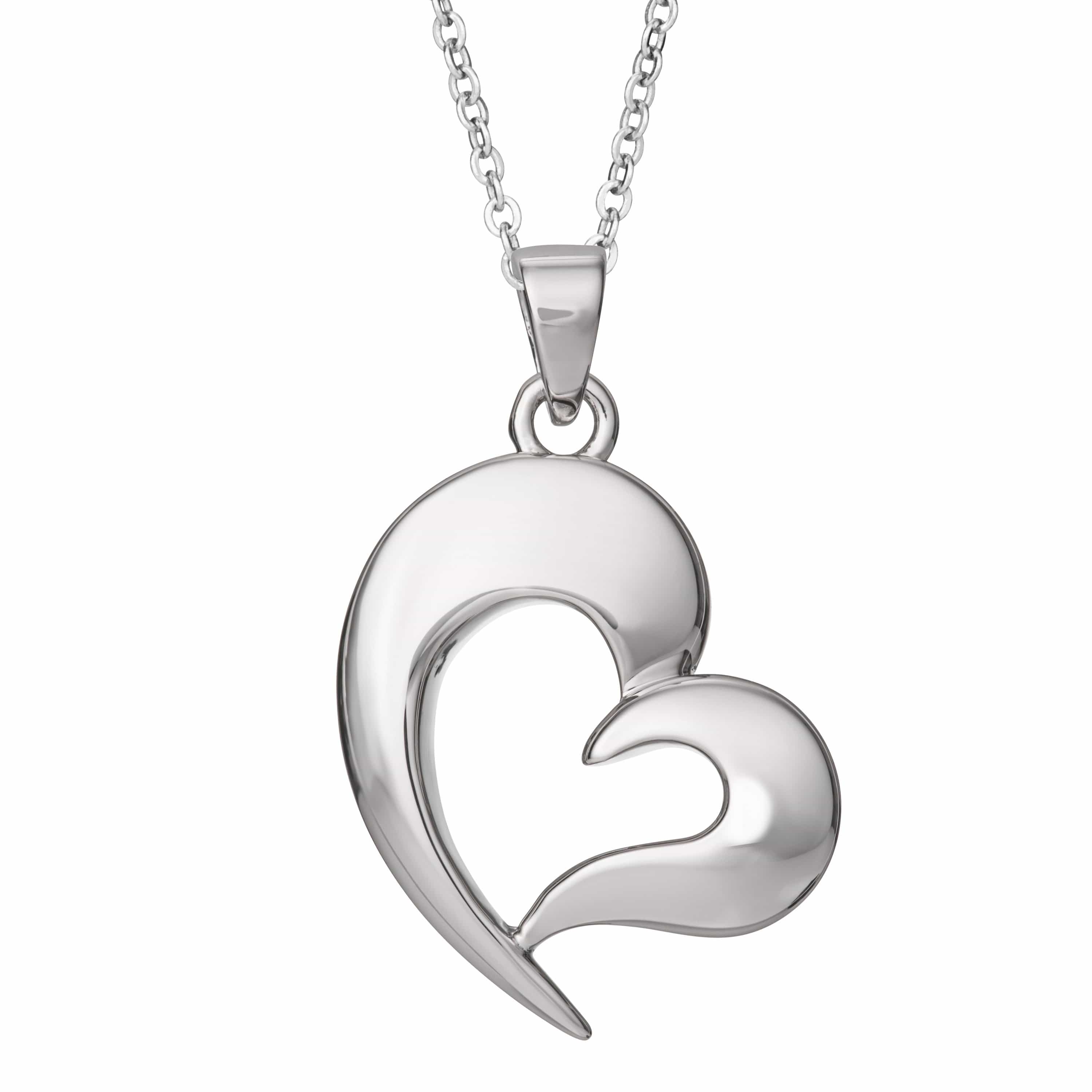 EW-SFP-1107 - EverWith Self-fill Heart Memorial Ashes Pendant - Gold