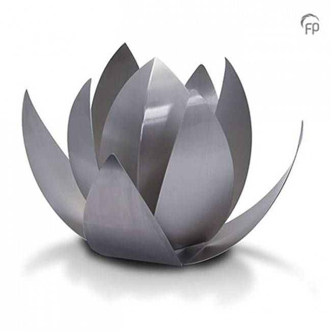 RVS 001 Lotus Stainless steel urn
