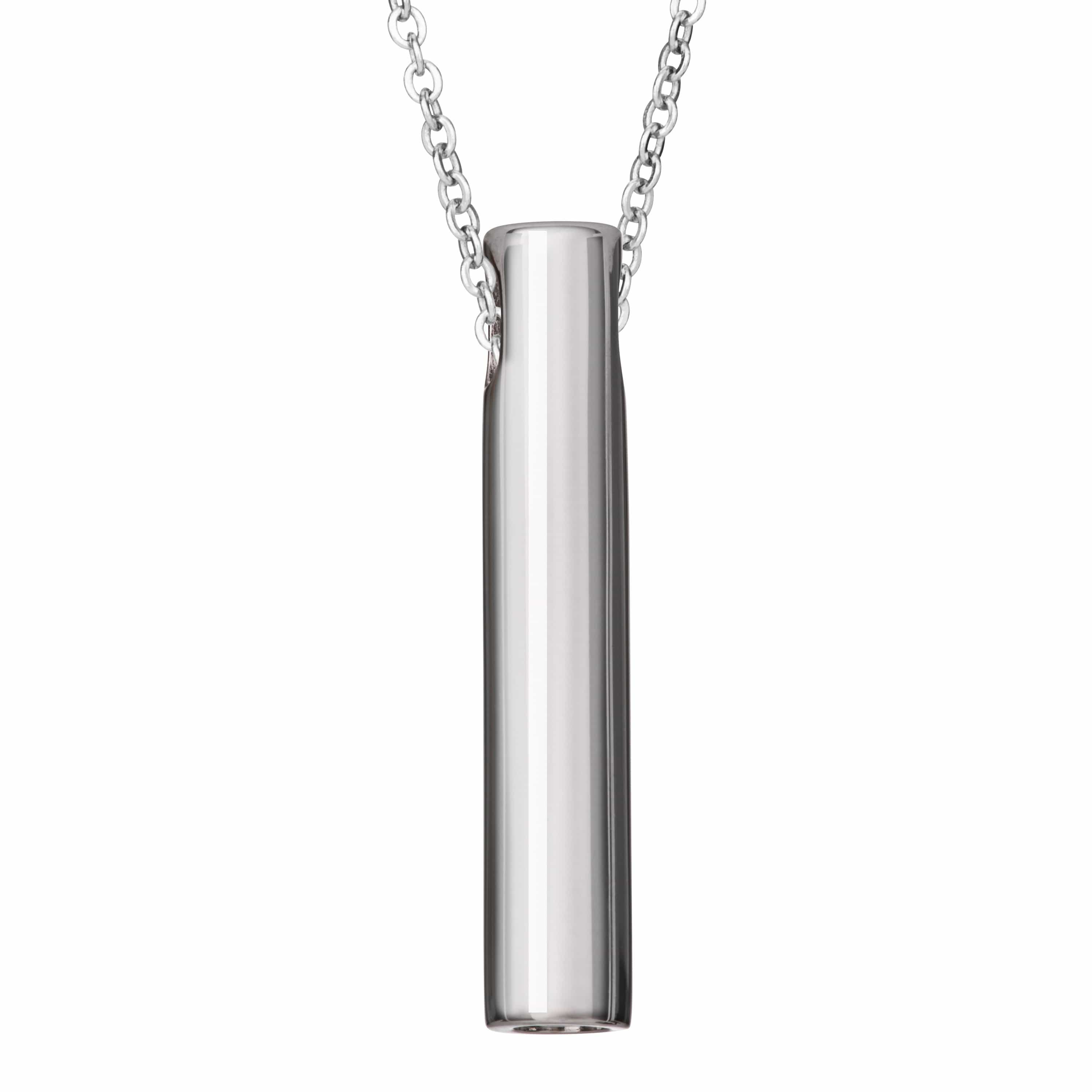 EW-SFP-1101 - EverWith Self-fill Traditional Cylinder Memorial Ashes Pendant - Gold