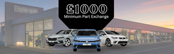 Minimum £1000 part exchange