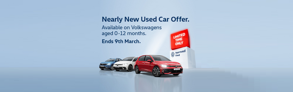 Volkswagen Nearly New Used Car Offer 