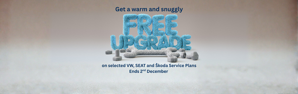 Free Upgrade on Volkswagen, SEAT and Skoda Service Plans