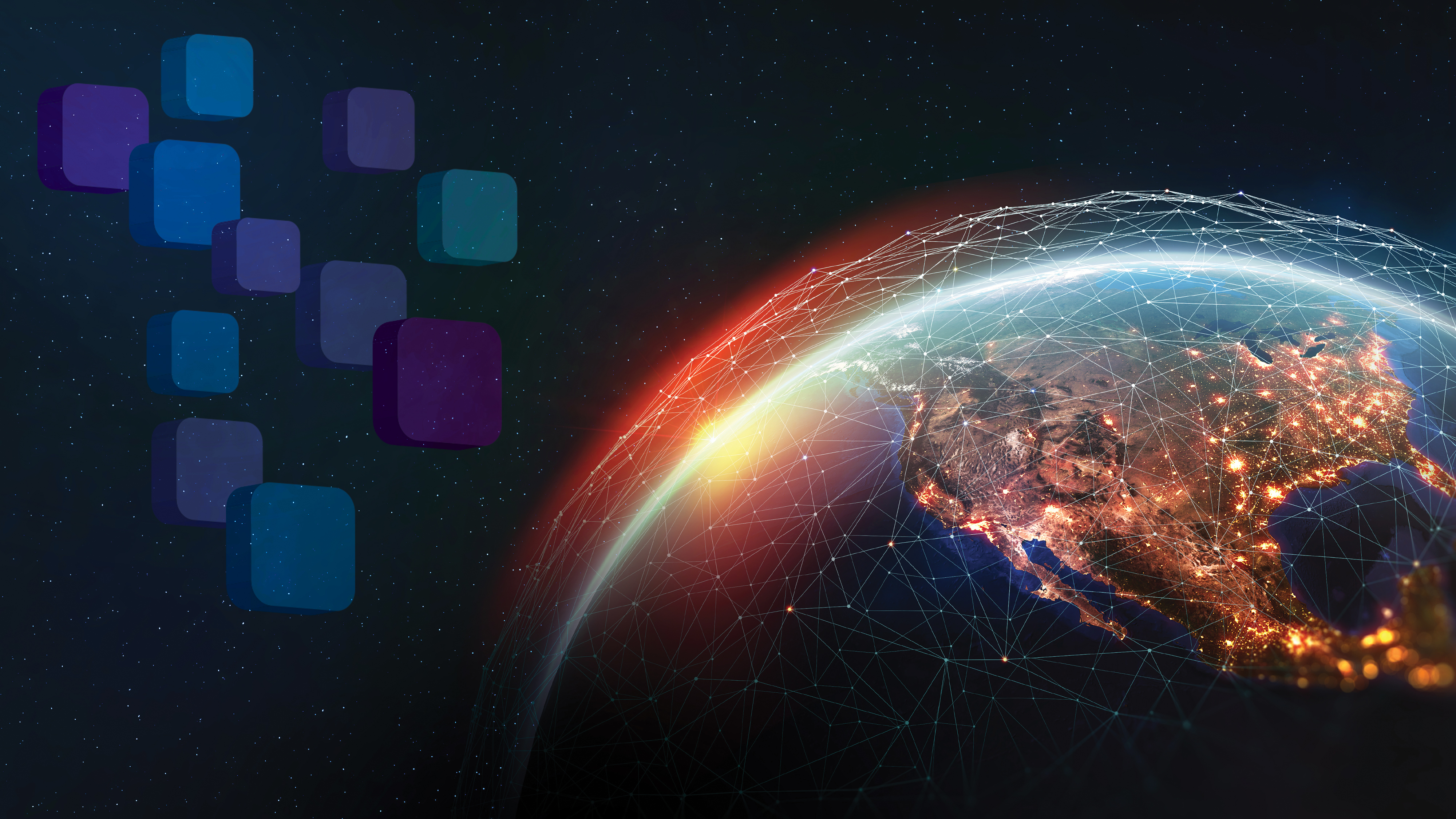 Securus Working Together image of the world and logo